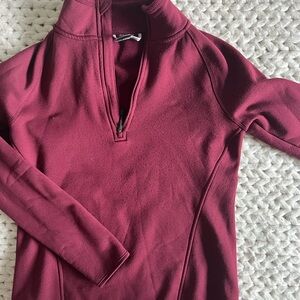 Avalanche Women's Maroon Half-Zip Sweater